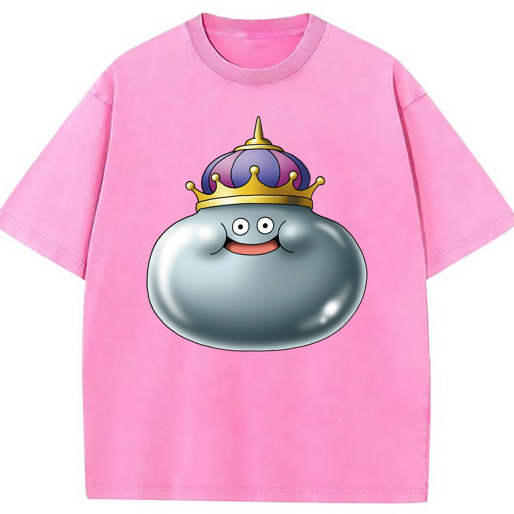 （画像用） ドラゴンクエスト Doragon Kuesuto Dragon Quest 綿100% ヴィンテージ風 半袖Tシャツ（フロントプリント）